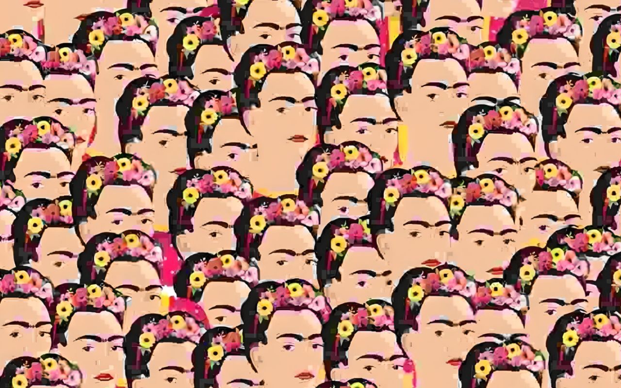 test qi trouver Frida Kahlo sans sourcils